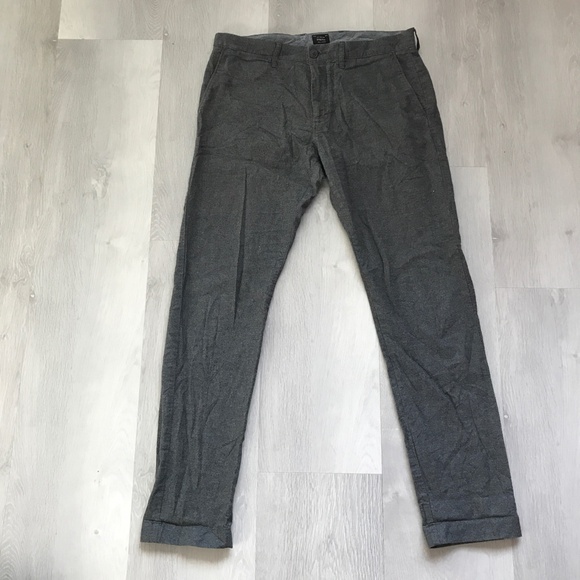 J Crew Stretch Gray Slim Straight 484 Slim Mens 32 - Picture 1 of 13
